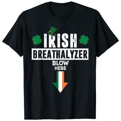 Lustiger irischer Alkoholtester, zum St. Patricks Day T-Shirt