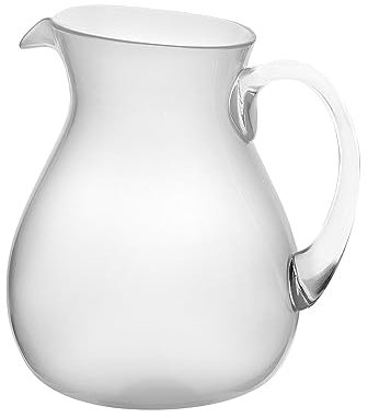 Caraffa Brocca da Acqua Vino Infrangibile Plastica Dura Colore Bianco Pitcher Memento Synth Zani