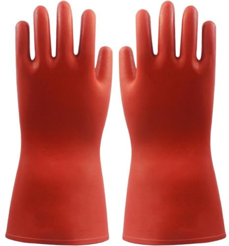 Haowul Electrical Insulated Rubber Gloves Electrician 12kv High Voltage Safety Protective Work Gloves Insulating for Lineman Man Woman