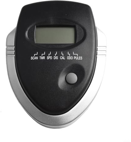 Besttoolifes Tachimetro di ricambio per cyclette, cyclette, cardiofrequenzimetro, monitor LCD per bici da interno