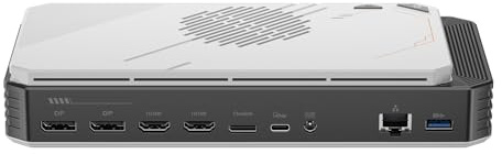 BOSGAME eGPU Dock GVP 7600, Oculink Support, AMD Radeon RX 7600M XT, 8GB GDDR6, USB-C 4.0, M.2 NVMe PCIE 3.0 2280 Slot, Quad Display, 4K Gaming, Portable eGPU