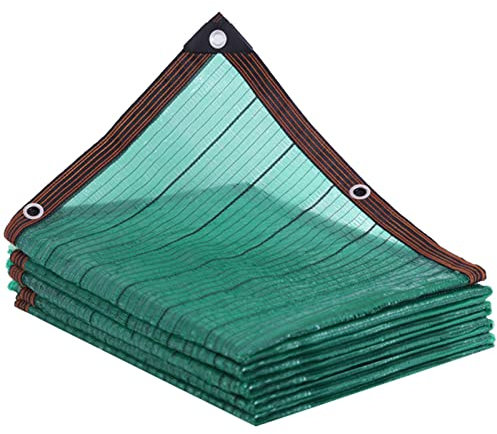 Telo ombreggiante 6x10m 80% Protezione Solare con Occhielli Protezione Solare Esterna per Serra Giardino Patio e Piante
