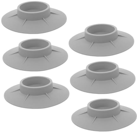 DIYEAH 6pcs Washing Machine Top Pads High Suction Vibration Absorber Mats for Machine Feet Stabilizer Pad for Washer Dryer