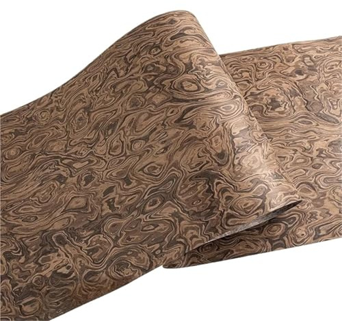 Holzfurnier Schokoladenbaum-Tumor-Technologie, Massivholzfurnier, Dekoration, Hotelmöbel, Furnierplatte, 58 x 250 cm, T0,3 mm