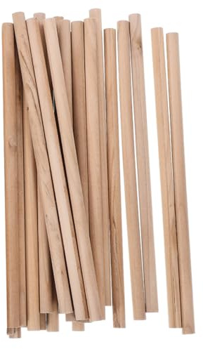 ABOOFAN Lápices de Madera Redondos 30 Unidades, Lápices para Escribir y Dibujar, Lápiz Portátil Pequeño, Material Natural para Oficina y Escuela, Ideales para Estudiantes y Artistas