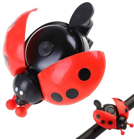 AEKZOX Campanello Bici, Suono Forte e Chiaro, Melodioso Classico, Mini per Bicicletta, Bambino e Bambina, per Bambini e Adulti, Clacson per Bici da Strada, Mountain Bike, Scooter