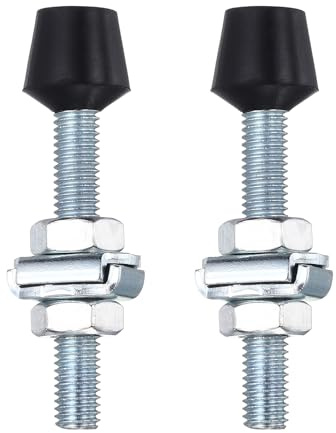 QUARKZMAN 2 Stück Gummi-Kopf Schnellspanner M8 x 66mm Kohlenstoffstahl Schnellspanner Schraubensatz Für Boxen Schränke Türen Mit 4 Stück Schrauben Und Unterlegscheiben