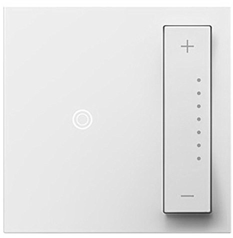 Legrand adorne Tru-Universal Dimmer Switch, 450W (LED, Incandescent, Halogen, MLV, Fluorescent, ELV, CFL), sofTap, White Finish, 4-Pack, ADTP703TUW4-4PK