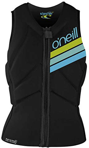 O';Neill Slasher Kite Watersports Waterski Jetski Wakeboarding Safety Impact Weste - Top Schwarz - Minimales Bulk Design