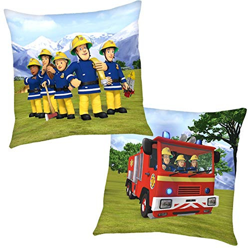 Bergrettung | Kinder Deko-Kissen 40 x 40 cm | Feuerwehrmann Sam