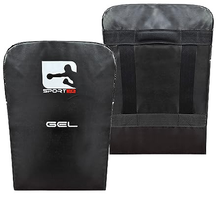 Sporteq Straight Strike Shield | Shock Absorbing Gel Foam Shield For Martial Arts Training, UFC, MMA, Kickboxing and Karate | Full Contact Kick, Arm Pad
