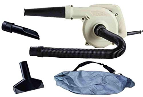 DRYIC Soplador de Hojas eléctrico Multifuncional para Oficina en casa, Aspirador de Alta Potencia, recolector de Polvo Industrial de Doble propósito con Bolsa para Polvo