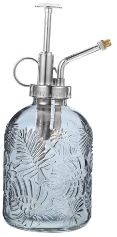 IWOWHERO Vintage Glas Pflanzen Mister Sprühflasche Dekorative Gießkanne Für Zimmerpflanzen Leicht Und Tragbar Für Potted Pflanzen Transparentes Design Für Klare Wasserstandanzeige