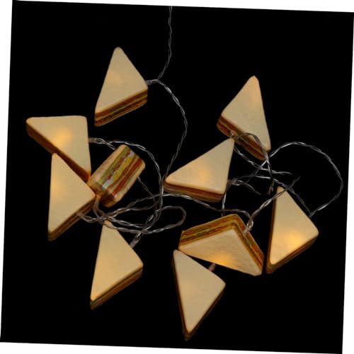 MAGICLULU 1 Stück Schnur Sandwich-Lichterketten Türdekoration Kinderzimmer lichterkette wohnungseinrichtung dekoratives Licht Nachtlicht Pommes schmücken Modellierlicht