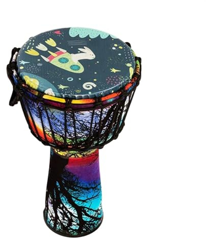 8,5 Zoll Westafrikanische Trommel Djembe Trommel Für Anfänger Kleines Trommelinstrument Djembe Für Anfänger (Color : B)