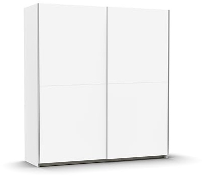 Rauch Möbel Saturn, Schwebetürenschrank, Farbe Weiß, Breite 175 cm | Kleiderschrank mit Schiebetüren, 2-türig, mit 2 zusätzlichen Einlegeböden, für Schlafzimmer, Kinderzimmer, Jugendzimmer, Flur