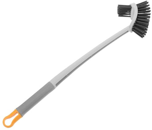 ROMISBABA Spazzola per Toilette con Manico Lungo Strumento di Pulizia per WC Ergonomico e Salvaspazio per Bagni e Toilette di Varie Tipologie