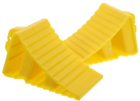 BUGUUYO Auto - Cunei Fermaruota in Plastica Resistente Confezione da 2 per Roulotte Camper E Garage