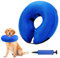 Lixiluxia Collare Gonfiabile Cane, Collari Protettivo per Animali, Leccatura Anti-Morso Collari Protettivi, Ciambella Cane Collare per Recupero di Animali Domestici da Interventi Chirurgici(Blue XL)