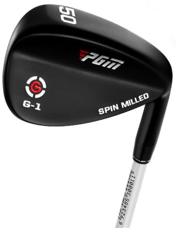 Cunei di sabbia da golf per adulti Donne Uomini - 50/52/54/56/58/60 / 62/64 gradi Cunei per mazze da golf Destra, livelli di golfisti (50 gradi,Cuneo nero)