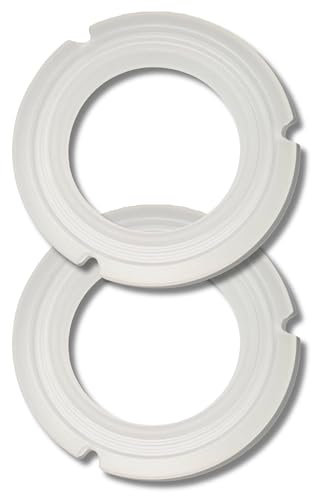 RECAMAT® - 2 PIEZAS - Juntas Portafiltro Recambio Cafetera Compatible Cecotec Cafelizzia 790/890/Pro/Steel/Steel Pro/Steel DUO/Shiny Pro/Fast/Fast Pro. Repuesto Duradero y Resistente al Calor