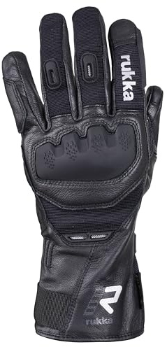 Rukka Ventu-R wasserdichte Motorrad Handschuhe, schwarz, 9