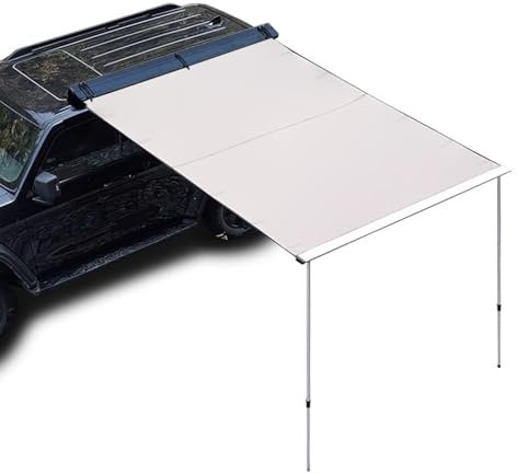 Tienda de campaña resistente, toldo portátil, toldo lateral camioneta, toldo SUV, toldo autocaravana, toldo a prueba de lluvia y sol, expandible, ideal for acampar, viajes por carretera(180x300cm(5.9x