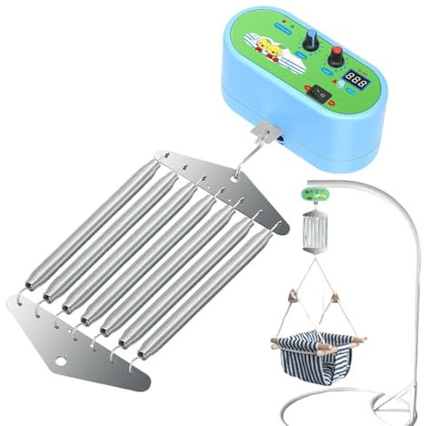 Hogvinnatil Rocking Stuhlinet für Baby, elektrische Babyschwung | Baby Krankenbettschläfer Stuhl,Elektrisch -automatisches -Schaukelschwung mit verstellbarer Geschwindigkeit für den Kindergartenhaus