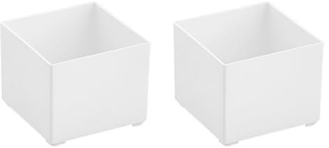 OSALADI 2 Stück Scrapbook Storage Box Schreiben Organisation Mit Papier Ordentlich Notizblock Schreibtisch-Organizer Sammelalbum Gold Led Klein Halter Für Schreibtisch Pads Weiß Plastik