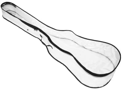 BildeeMait Funda transparente para guitarra acústica de TPU de 40 y 41 pulgadas, lavable, ligera, protectora