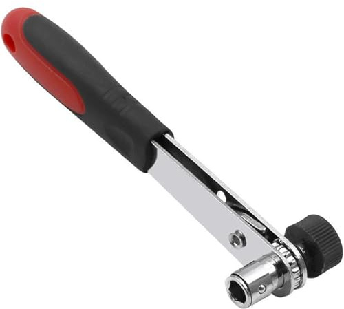 Portable Double Head Ratcheting Wrench with Ergonomic Handle 1 / 4Inch Socket Driver for Comfortable Grip Efficient Work Socket Screwdriver Tool