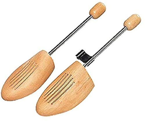 Kesper 66903 Tendiscarpe Taglia 44 – 46 in Legno, Colore: Marrone/Argento, 30 x 10 x 10 cm