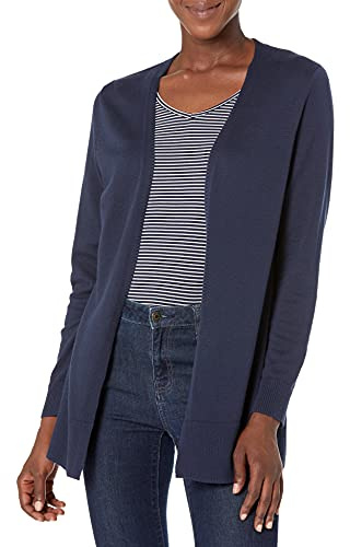 Amazon Essentials Donna Cardigan Leggero Aperto sul Davanti (Disponibile in Taglie Forti)