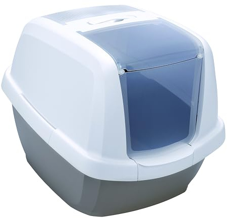 Toilette Lettiera Maddy Imac Colore Tortora 62x49,5x47,5H ideale per Gatti di Grossa Taglia