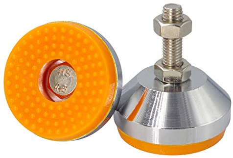 Wolfride 2Pcs Machine Leveling Feet Heavy Duty M10 Thread Adjustable Leg Leveler for Workbench, Machine