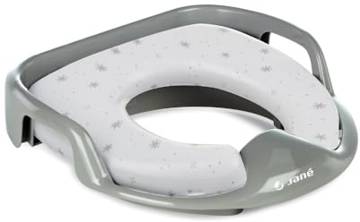 Jané Adaptador WC Bebé Acolchado, Reductor Inodoro Infantil Universal, Asiento Blando, Fácil Limpieza, +12 Meses