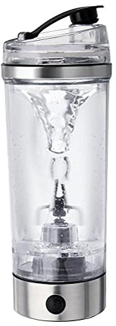 xiaowang Shaker à protéines Hahepo 250 ml / 10z - Bouteille de shaker électrique anti-fuite - Mixeur électrique portable Vortex