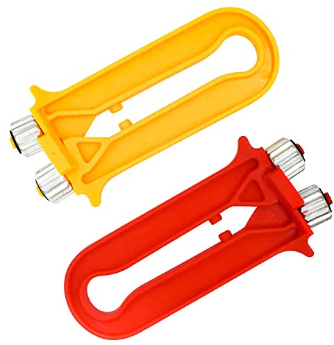 GIAK Bienenzucht Drahtspanner Imkereibedarf 2 Stück Drahtspanner Kabel Spanner Crimper Hive Rahmenwerkzeug für Befestigen Sie Den Eisendraht Oder Edelstahldraht am Nestrahmen (Kunststoff)