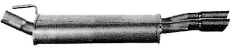 VEGAZ VS-192IMA Endschalldämpfer Hinten Kompatibel mit VW Golf 3 1H1 1H6253609H 1H6253609S JZW253609A