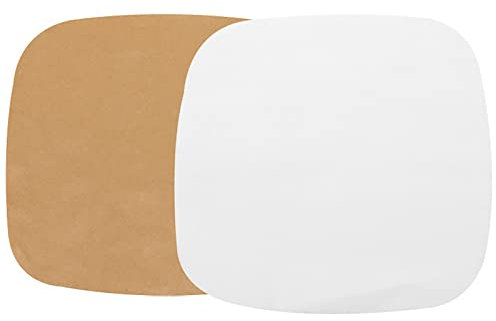 25CM Greaseproof Baking Parchment 200 Sheets Paper Sheets Cooking Cake Burger Patty Paper/Small Square Baking Parchment Cake Tin, Cake Tin, Tortilla Press