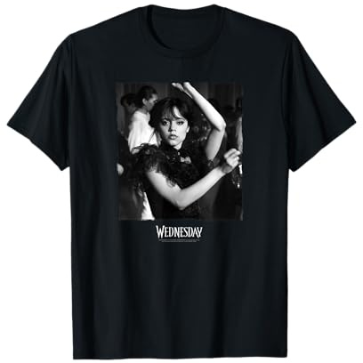 Wednesday Dark Dancing Queen Wednesday Photoreal & Logo V2 T-Shirt