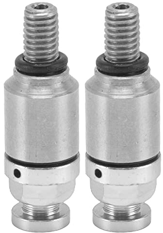 Gabel-Entlüftungsventile, robuste Entlüftungsventile, Gabel, Entlüftungsventil, einfache Installation, M5 x 0,8 für Motorrad (Silber)