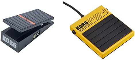 Korg - EXP2 Foot Controller for MIDI Keyboard & PS1 Metal Single Momentary Footswitch
