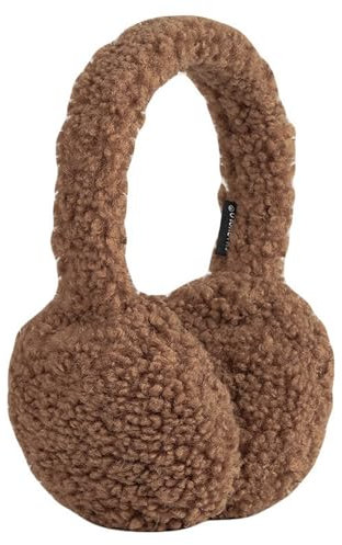 Reyox Damen Winter Winddicht Ohrenwärmer Outdoor Kunstfell Ohrenschützer Braun