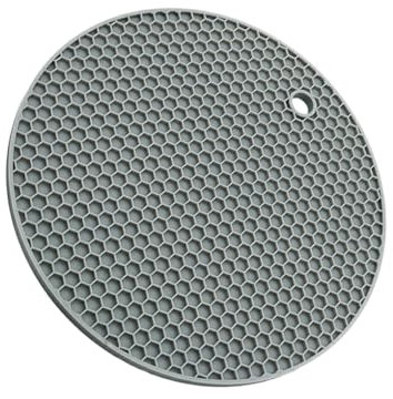 BEALIFE Mantel Individual Resistente al Calor Que Protege la Estufa y la Placa de Cocina, manteles Individuales de Gel de sílice, Accesorios de Cocina, Gris-L