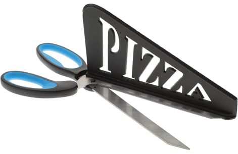 IMIKEYA Ciseaux à Pizza Multifonctionnels En Acier Inoxydable Spatule Amovible Design Détachable 33 Cm Bords Tranchants La Cuisine Pour Service De Pizza