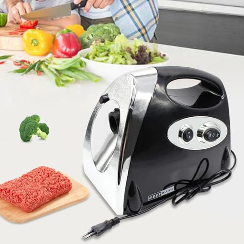Picadora de carne eléctrica, 800 W, con relleno de salchicha, picadora de carne eléctrica, máquina de 3 orificios para cocina