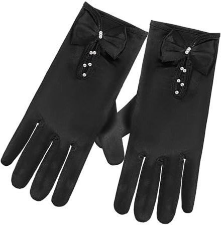 WOFASHPURET 1paar Braut Satin Handschuhe Für Hochzeiten Handgelenk Abendhandschuhe Für Anlässe Als Hochzeitsaccessoire Für