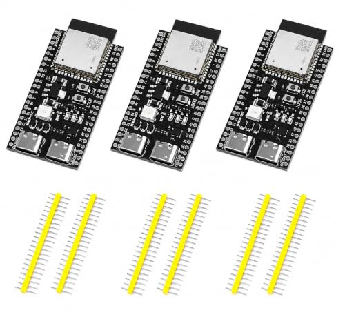 diymore 3 pieces for ESP32 S3 DevKitC 1 N16R8 for ESP32 S3 WROOM1 N16R8 development board WiFi Bluetooth 5.0 mesh development board