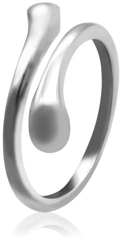 マックスコスメジャパン Birth Gift Baby Ring Silver Spoon Rings Free Size Silver 925 with Message Card